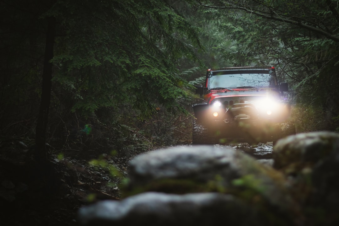 DIY rock sliders fabricated for an overland vehicle